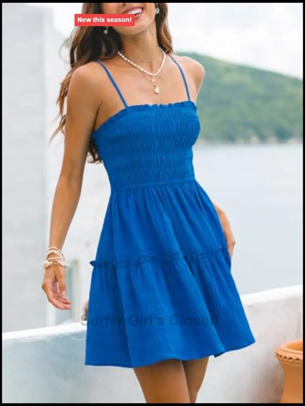 N/A smocked mini